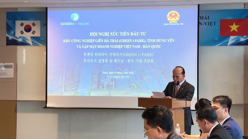 Chủ tịch HĐQT C&ocirc;ng ty CP Green i - Park Nguyễn Minh Hưng