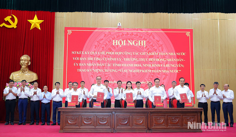 Ký kết Quy chế phối hợp giữa Kiểm toán Nhà nước và tỉnh Ninh Bình Ký kết Quy chế phối hợp giữa Kiểm toán Nhà nước và tỉnh Ninh Bình