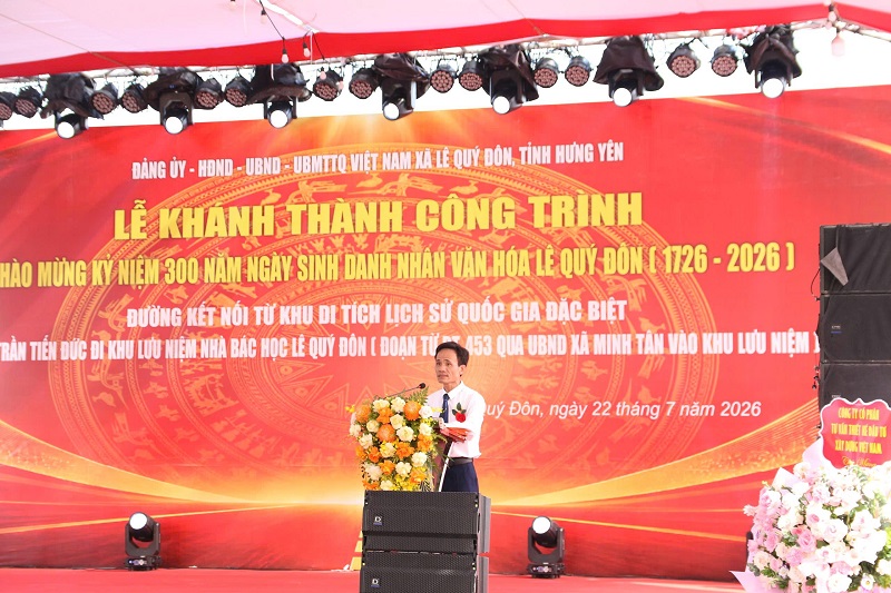 Chủ tịch UBND x&atilde; L&ecirc; Qu&yacute; Đ&ocirc;n Nguyễn Duy Hoan