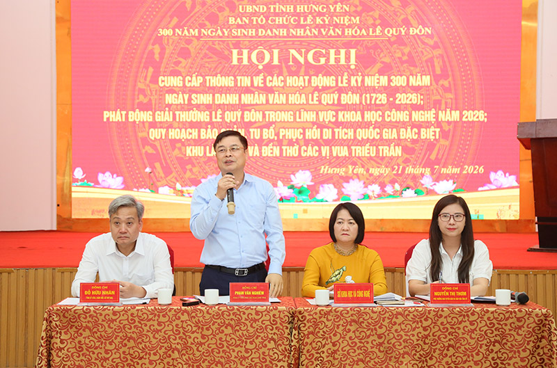 Ph&oacute; Chủ tịch UBND tỉnh Hưng Y&ecirc;n Phạm Văn Nghi&ecirc;m