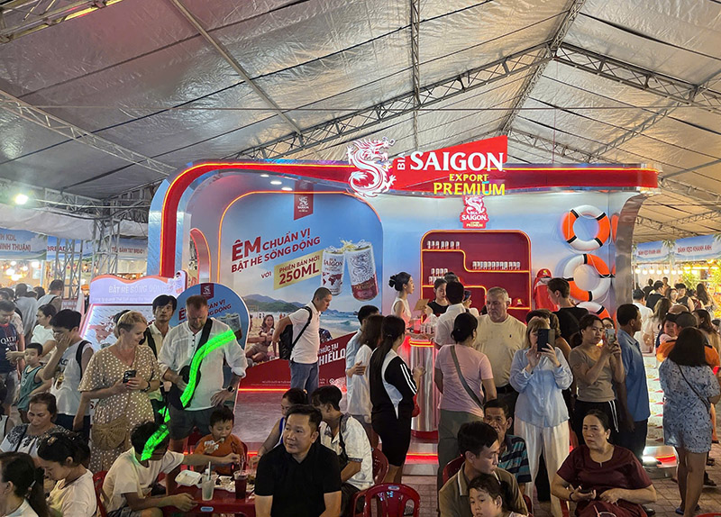 Gian hàng giới hiệu Bia Saigon Export Premium Gian hàng giới hiệu Bia Saigon Export Premium