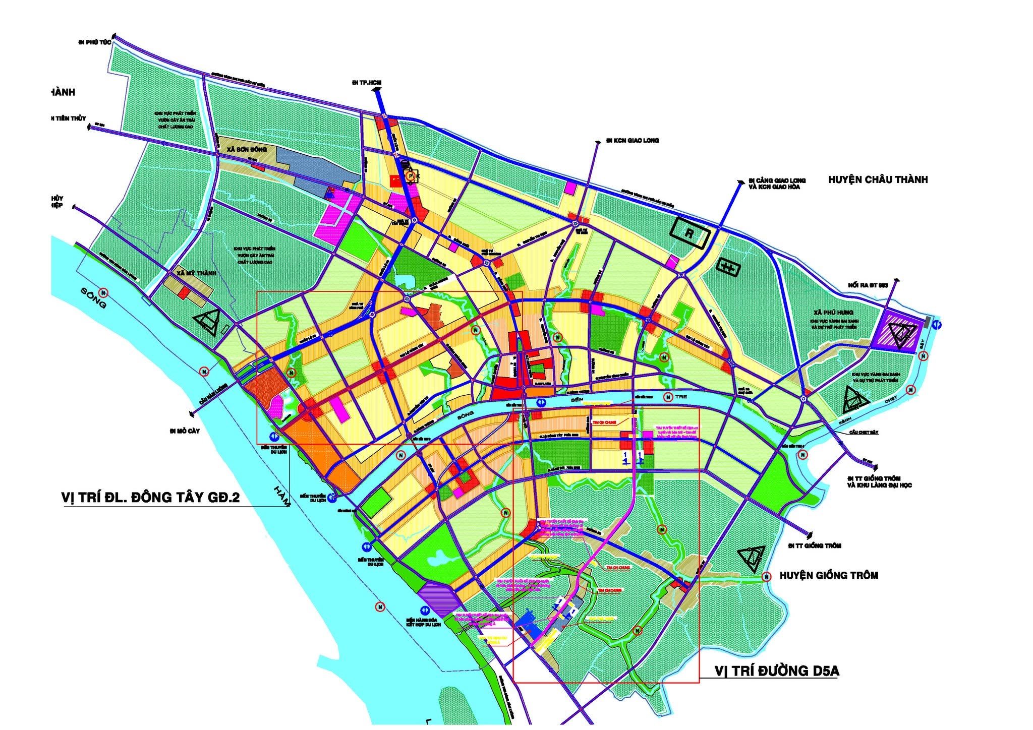 Vị tr&iacute; Đại lộ Đ&ocirc;ng T&acirc;y (Giai đoạn 2)