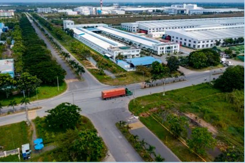 Tỉnh Đồng Th&aacute;p hiện c&oacute; 6 KCN đang hoạt động. Trong ảnh_ Một g&oacute;c KCN Long Giang