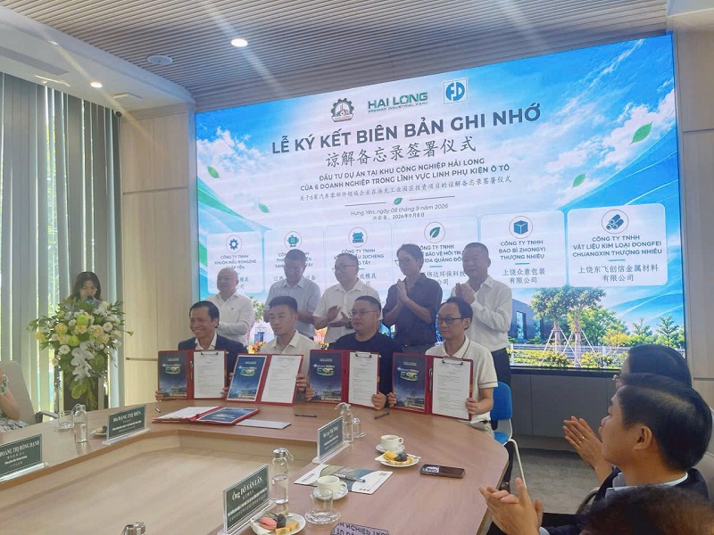 k&yacute; MOU với 6 doanh nghiệp đến từ Vũ H&aacute;n Trung Quốc