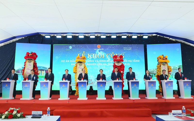 khởi công KCN Liên Hà Thái Grren iP-3 khởi công KCN Liên Hà Thái Grren iP-3