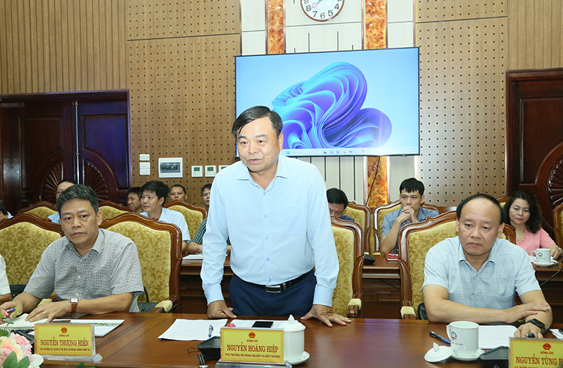 Thứ trưởng Bộ Nông nghiệp và Môi trường Nguyễn Hoàng Hiệp Thứ trưởng Bộ Nông nghiệp và Môi trường Nguyễn Hoàng Hiệp
