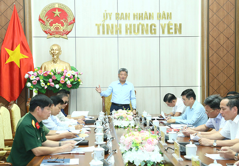 Chủ tịch UBND tỉnh Hưng Y&ecirc;n Nguyễn Mạnh Quyền
