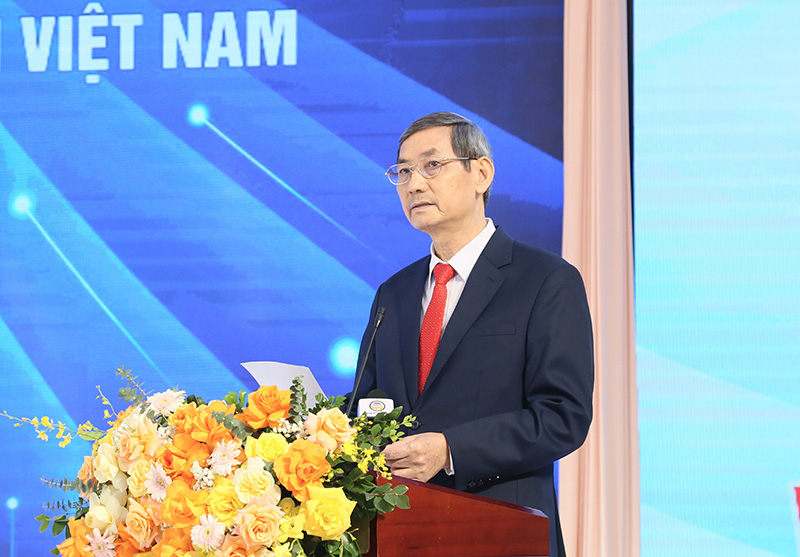 Chủ tịch Hiệp hội doanh nghiệp Hưng Yên Đỗ Văn Vẻ phát biểu khai mạc