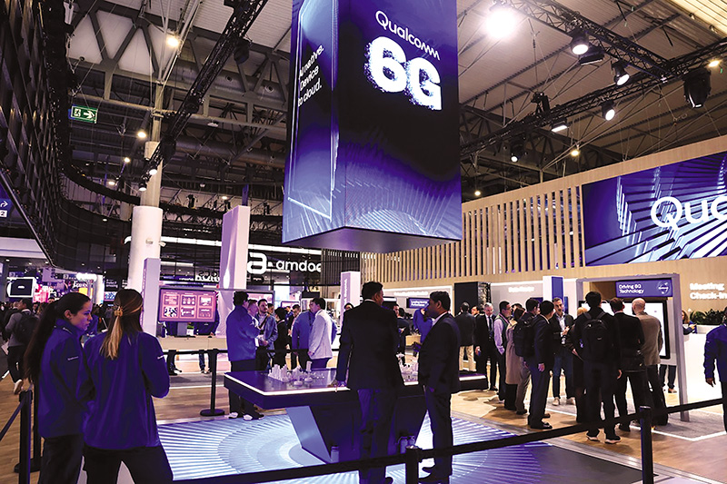 6G-Qualcomm-Qualcomm quảng c&aacute;o c&ocirc;ng nghệ 6G thu h&uacute;t đ&ocirc;ng đảo kh&aacute;ch tham quan tại MWC 2026